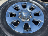 20" Ford F-250 King Ranch Lariat OEM 10100 rims wheels CHROME NEW BRIDGESTONE Texas Truck Tire