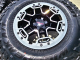 17" GMC Sierra Chevy Silverado OEM Beadlock wheels rims Canyon FALKEN A/T3 NEW Texas Truck Tire