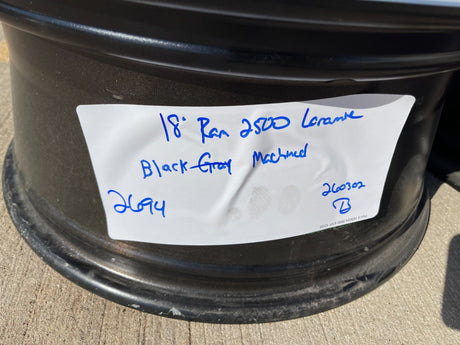 18" RAM 2500 3500 LARAMIE OEM 2694 wheels rims 2023 2024 2025 2026 NEW Texas Truck Tire
