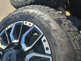 20" Chevy Silverado High Country 2500 3500 OEM Black wheels rims 2023 2024 2025 Texas Truck Tire