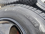 17" Chevy Silverado GMC Sierra 3500 Black Dually rims wheels OEM 5519 5520 NEW Texas Truck Tire