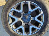 20" Dodge Ram 1500 OEM 94059 Laramie wheel rim 68583860AA Spare 2024 2025 2026 Texas Truck Tire
