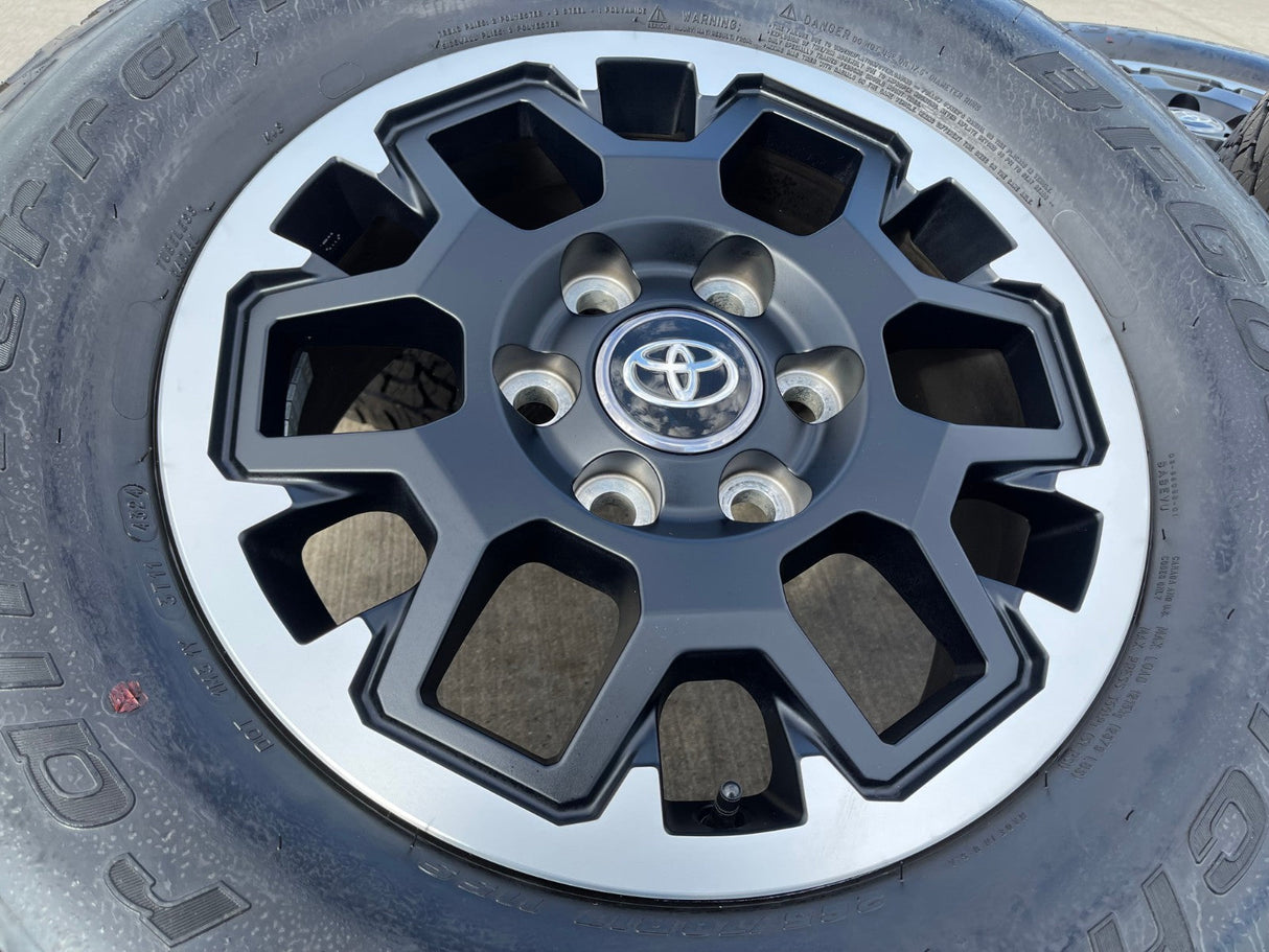 17" Toyota Tacoma 4Runner TRD OEM 10638 wheels rims 2024 2025 2026 BFG NEW Texas Truck Tire