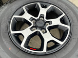 17" Jeep Wrangler Rubicon OEM 9218 wheels rims Gladiator BRIDGESTONE A/T NEW Texas Truck Tire