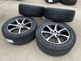 22" Cadillac Escalade Platinum OEM 4738 wheels rims tires 35" Texas Truck Tire