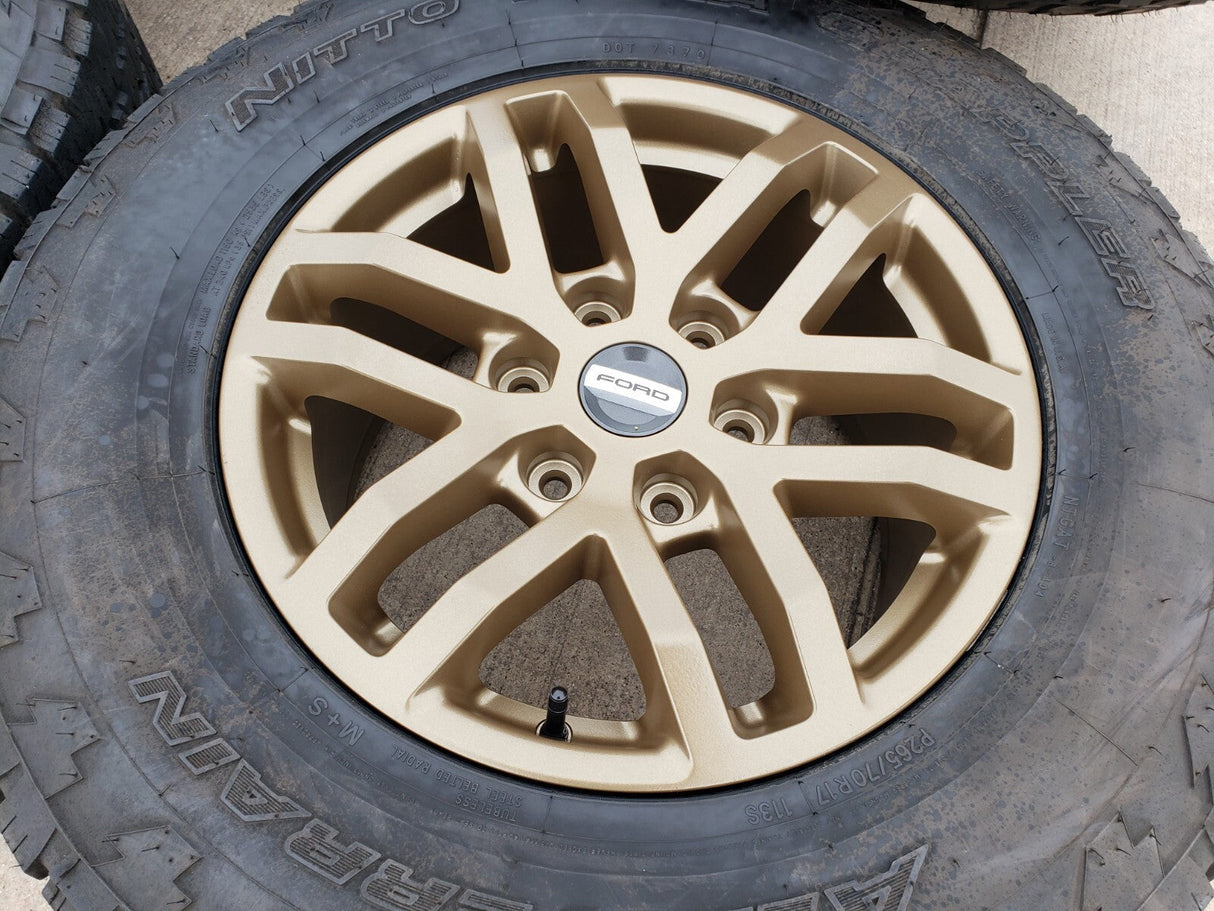 17" Ford Ranger Tremor OEM rims wheels 10431 BRONZE  2022 2023 2024 2025 Texas Truck Tire