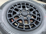 18" Toyota Tundra TSS T FORCE TRD OEM black wheels rims Sequoia 2025 2026 NEW Texas Truck Tire
