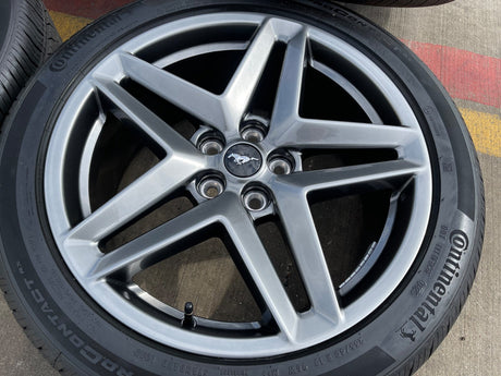 19" Ford Mustang Stealth GT OEM 10595 wheels rims CONTINENTAL 2024 2025 2026 NEW Texas Truck Tire