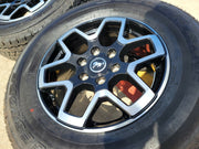 18" Ford Bronco wheels rims tires black 95213 Ranger 2023 2024 2025 2026 NEW Texas Truck Tire
