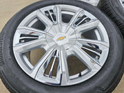 22" Chevy Tahoe RST OEM wheels rims 96951 Silverado Suburban 2023 2024 2025 2026 Texas Truck Tire