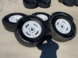 17" Ford Bronco HERITAGE Limited Edition wheels rims white 35" NEW 2024 2025 Texas Truck Tire