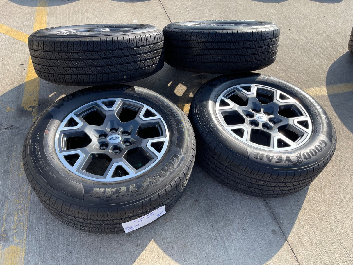 20" Ford F-150 LARIAT OEM 95864 rims wheels Expedition 2024 2025 2026 GOODYEAR Texas Truck Tire