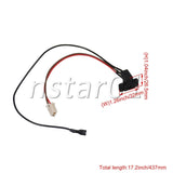 Electric Ride-On Toy Car Power Charging Socket Charging Interface Cable 2-Pin Port