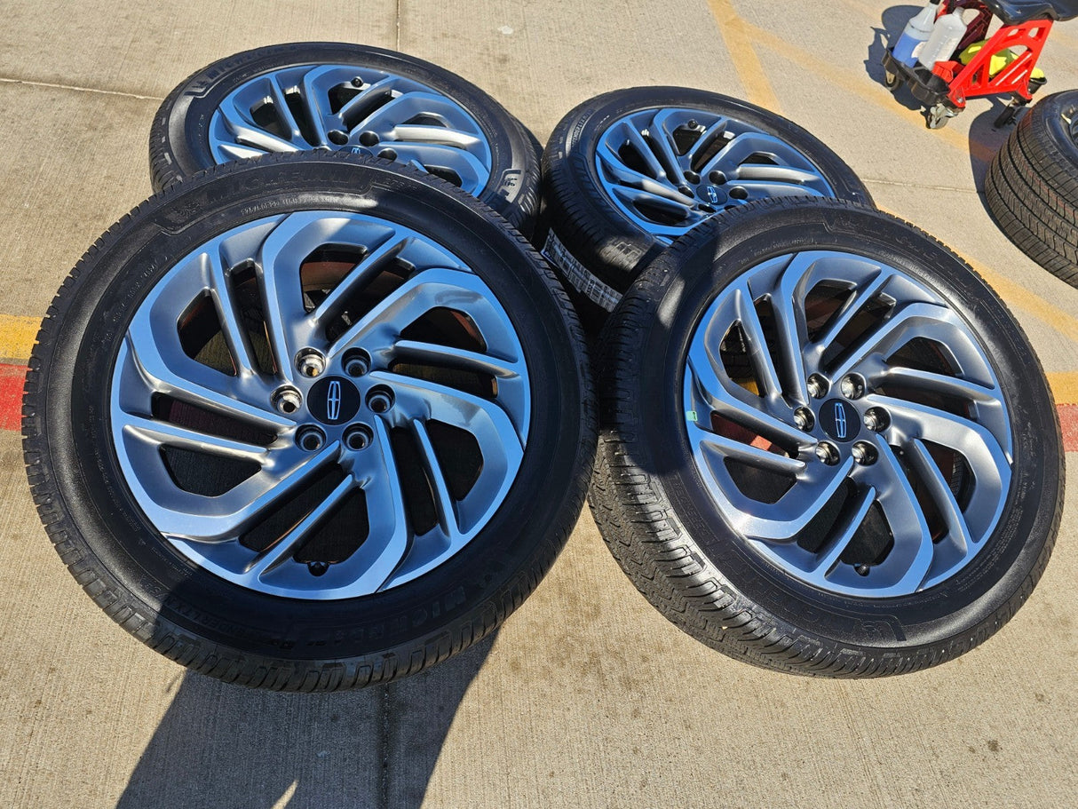 22" Lincoln Navigator OEM 94225 rims wheels BLACK LABEL 2025 2026 MICHELIN NEW Texas Truck Tire