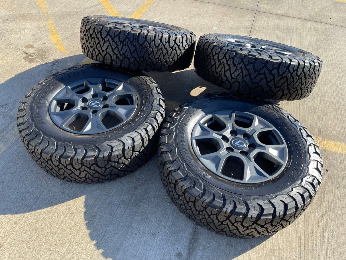 18" Toyota 4Runner Land Cruiser TRD Tundra OEM 10544 wheels rims GX550 NEW BFG Texas Truck Tire