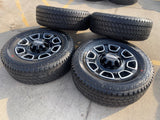 20" Ford F-250 F-350 OEM Lariat Platinum wheels rims 10486 tires 2025 2026 NEW Texas Truck Tire