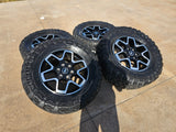 18" Ford Ranger Bronco wheels rims 95213 tires 2022 2023 2024 2025 33" Texas Truck Tire
