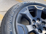 (1) 20" Dodge Ram 1500 OEM Laramie Black 2680 wheel Spare 2024 2025 2026 Texas Truck Tire
