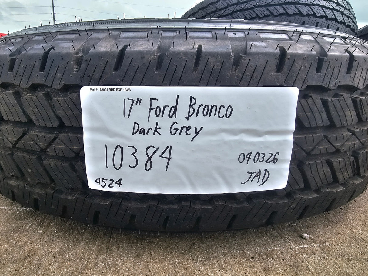 17" Ford Bronco Big Bend wheels rims 10384 OEM Ranger 2023 2024 2025 2026 NEW Texas Truck Tire