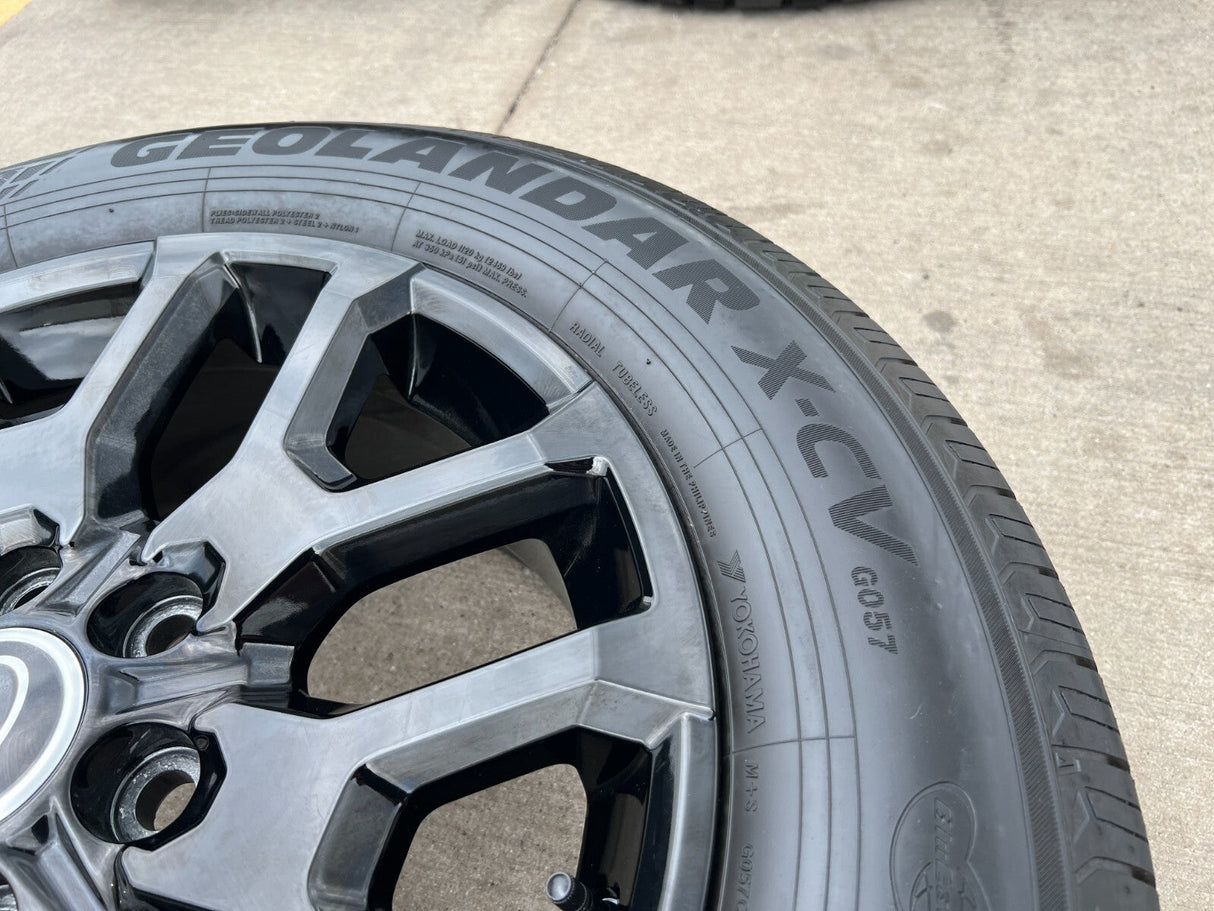 20" Toyota Tundra TRD OEM wheels rims 95359 75277 black Sequoia 2025 2026 NEW Texas Truck Tire
