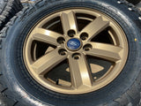 17" Ford F-150 OEM BRONZE Tremor rims wheels tires 10339 FALKEN A/T3 NEW Texas Truck Tire