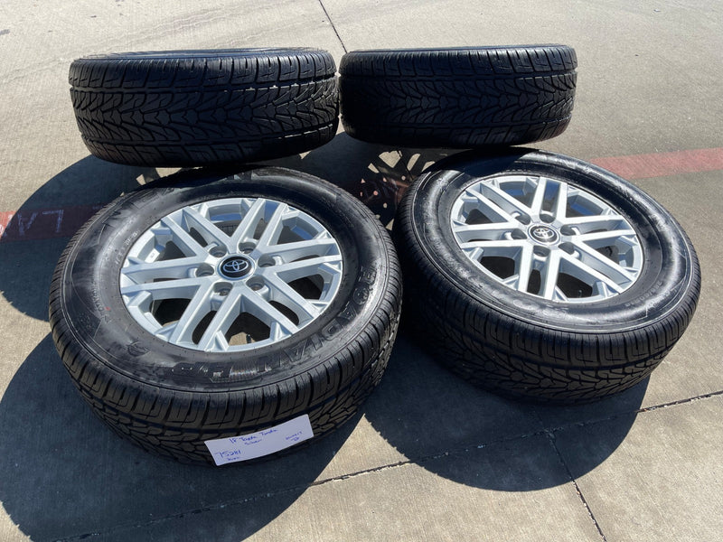 18" Toyota Tundra Sequoia OEM wheels rims 75281 LX600 2022 2024 2025 2026 NEXEN Texas Truck Tire