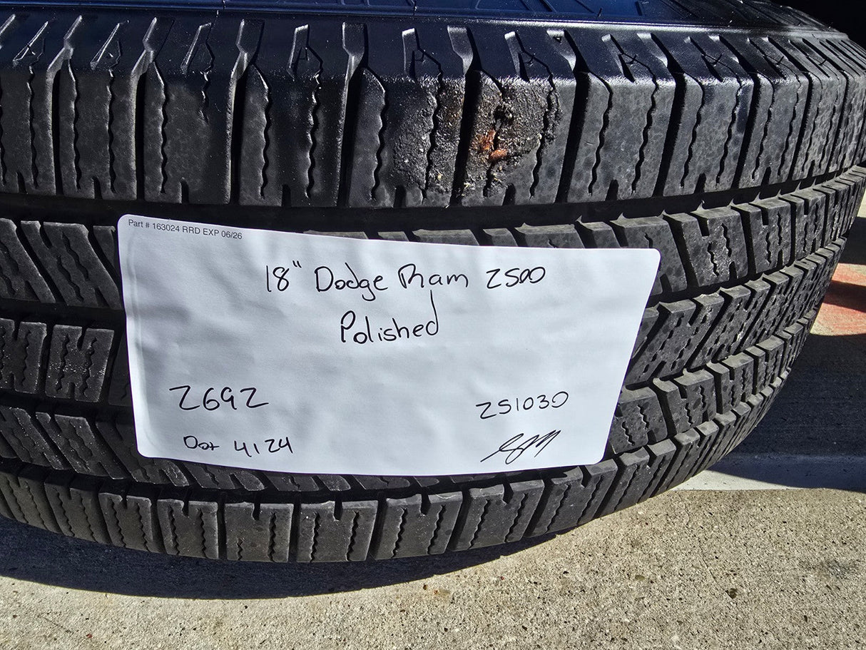 18" Ram 2500 3500 Laramie Power Wagon OEM wheels rims 2692 tires FIRESTONE Texas Truck Tire
