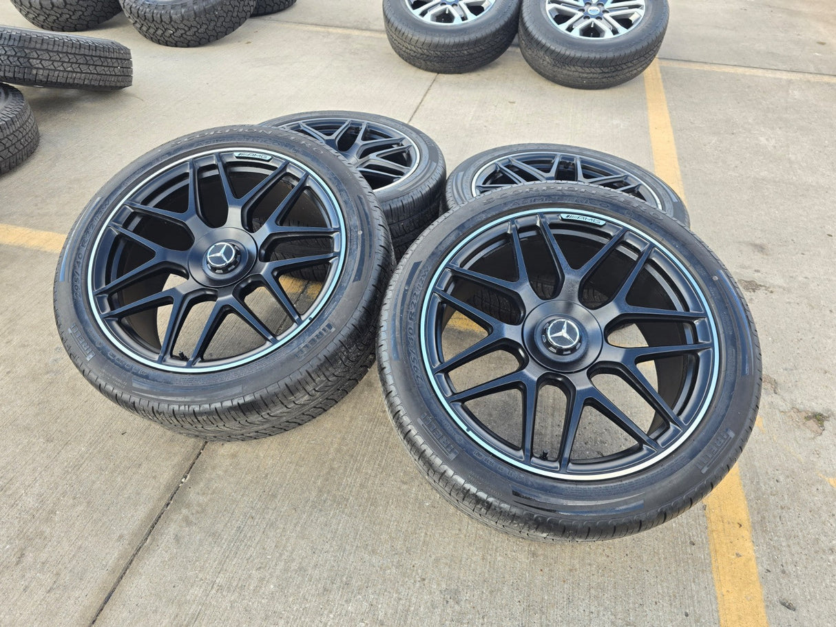 22" Mercedes G Wagon G63 AMG OEM 38658 wheels rims 2021 2022 2023 2024 2025 2026 Texas Truck Tire