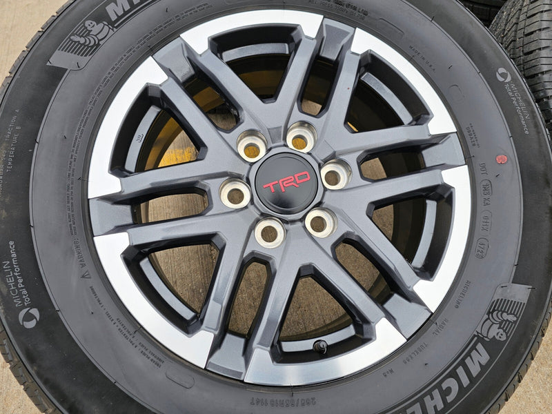 18" Toyota Tacoma TRD OEM wheels rims 10641 4Runner 2024 2025 2026 MICHELIN NEW Texas Truck Tire
