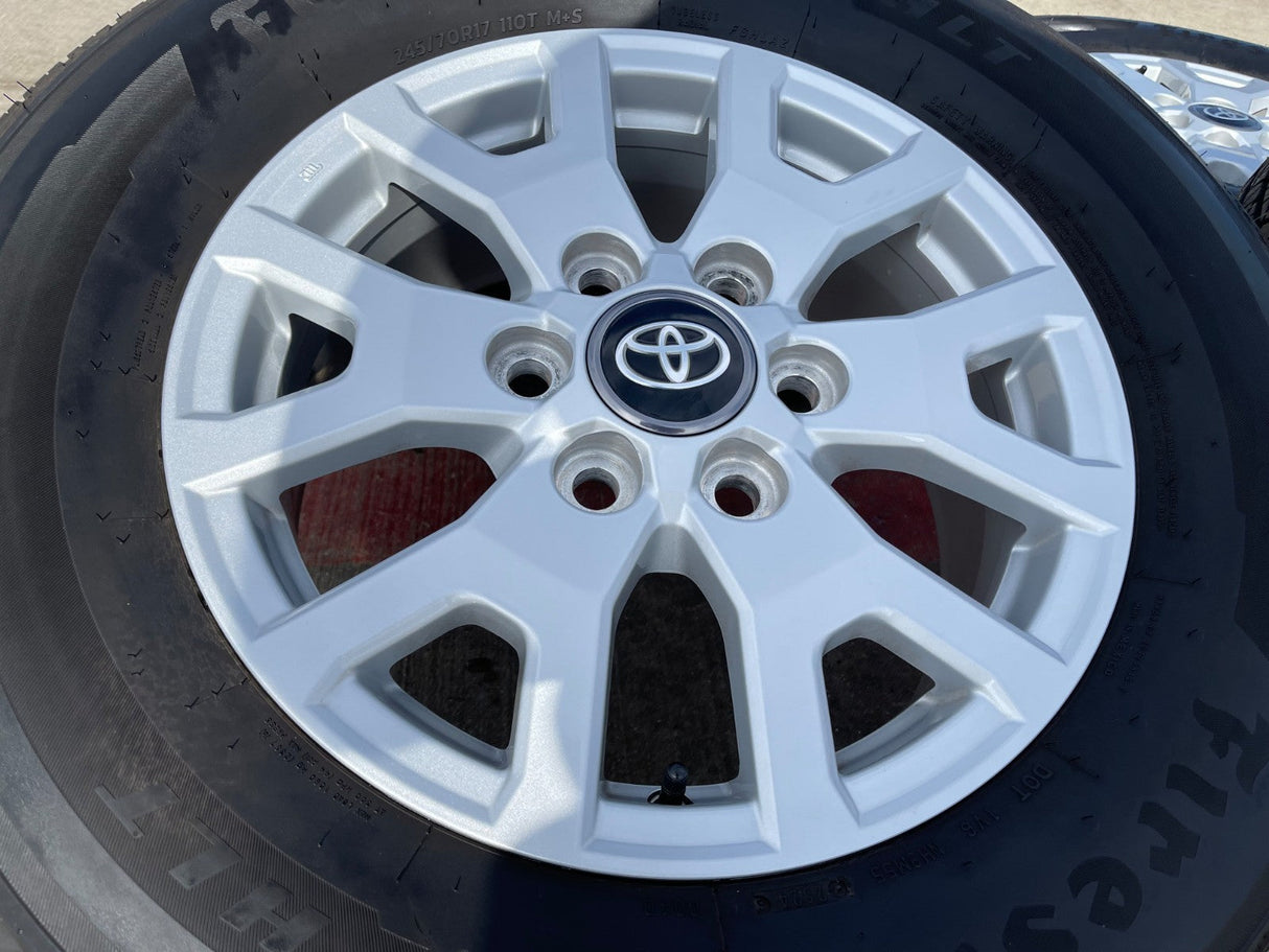17" Toyota Tacoma 4Runner TRD OEM 94254 10637 wheels rims 2025 2026 FIRESTONE Texas Truck Tire