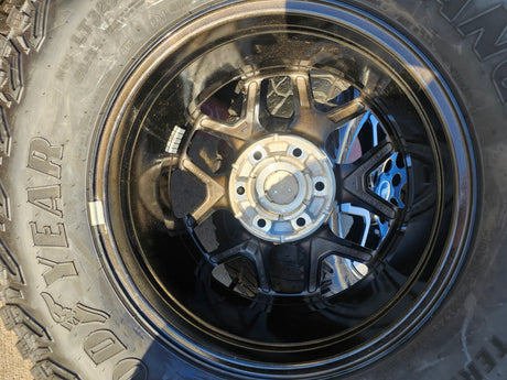 18" Ford Bronco wheels rims tires black 95213 Ranger GOODYEAR 35" Texas Truck Tire
