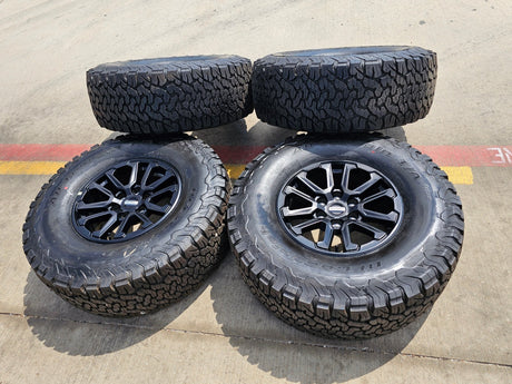 17" Ford F-150 Raptor OEM 10611 rims wheels Bronco 2025 2026 2027 BFG 35" NEW Texas Truck Tire