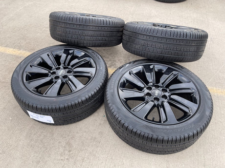 22" Lincoln Navigator OEM rims wheels Black Label 95384 10496 2022 2023 2025 NEW Texas Truck Tire