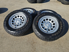 17" Chevy Colorado OEM wheels rims Silverado 8130 Canyon 2025 2026 NEW GOODYEAR Texas Truck Tire