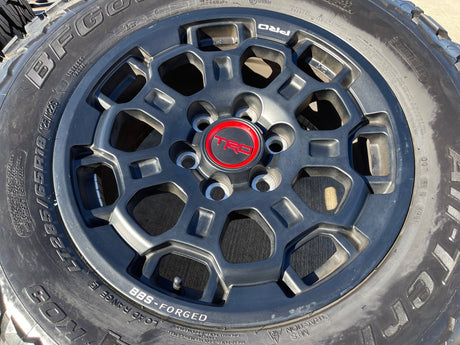 18" Toyota Tundra TRD BBS FORGED OEM 69195 95458 wheels rims Sequoia BFG KO3 A/T Texas Truck Tire