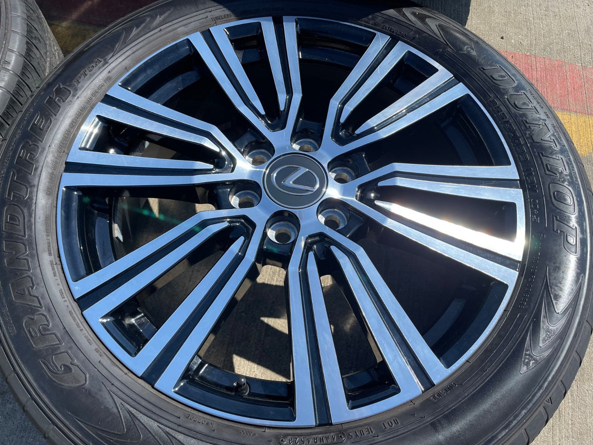 22" Lexus LX600 OEM wheels rims 74402 Toyota Tundra Sequoia 2023 2024 2025 2026 Texas Truck Tire