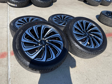 22" Lincoln Navigator OEM 10666 rims wheels BLACK LABEL 2025 2026 NEW Texas Truck Tire
