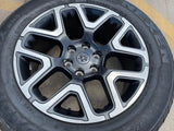 20" Dodge Ram 1500 OEM 94059 Laramie wheel rim 68583860AA Spare 2024 2025 2026 Texas Truck Tire