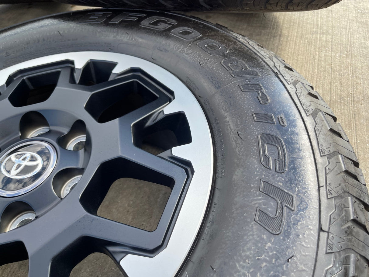 17" Toyota Tacoma 4Runner TRD OEM 10638 wheels rims 2024 2025 2026 BFG NEW Texas Truck Tire