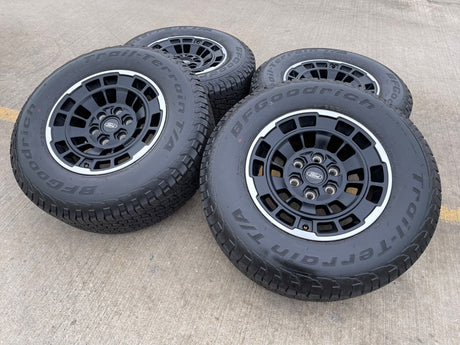 17" Ford Ranger Bronco HERITAGE OEM 22025 wheels rims BFG KO2 A/T NEW Texas Truck Tire