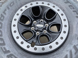 17" Ford F-150 Raptor OEM BEADLOCK rims wheels 10459 95210 BFG KO2 37" tires NEW Texas Truck Tire