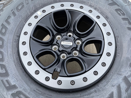 17" Ford F-150 Raptor OEM BEADLOCK rims wheels 10459 95210 BFG KO2 37" tires NEW Texas Truck Tire