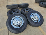 17" Dodge Ram 3500 Dually Laramie 8x200 wheels rims 2703 2704 OEM tires Texas Truck Tire