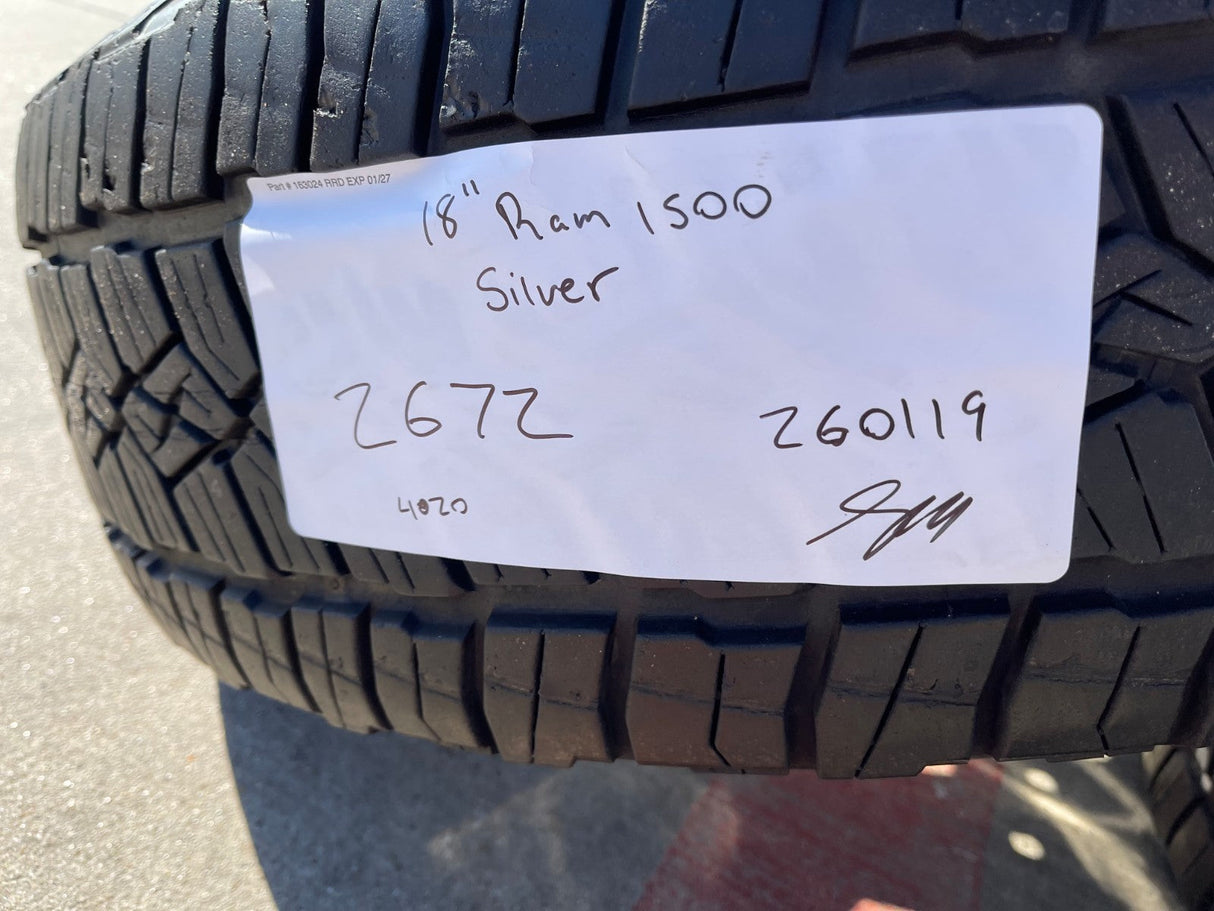18" Dodge Ram 1500 OEM wheels rims 2672 tires GENERAL A/TP Texas Truck Tire