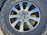 18" Toyota Land Cruiser OEM TRD wheels rims 95952 Tundra Sequoia TOYO R/T Texas Truck Tire
