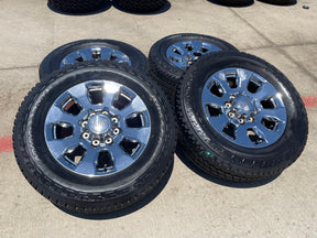20" Ford F-250 King Ranch Lariat OEM 10100 rims wheels CHROME NEW BRIDGESTONE Texas Truck Tire