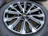 22" Chevy Tahoe Silverado Suburban OEM wheels rims 2022 2023 2024 2025 2026 NEW Texas Truck Tire