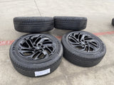 22" Lincoln Navigator OEM 94225 rims wheels BLACK LABEL 2025 2026 MICHELIN NEW Texas Truck Tire