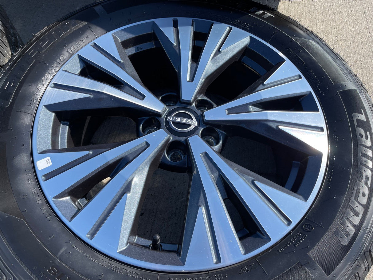18" Nissan Murano Pathfinder FX35 FX45 QX60 OEM 62828 wheels rims 2023 2024 2025 Texas Truck Tire