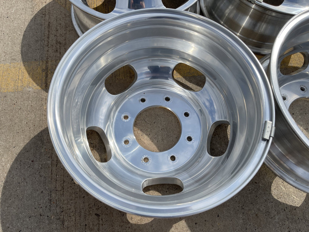 17" Ford F-350 Dually OEM 10477 10478 rims wheels 2023 2024 2025 2026 POLISHED Texas Truck Tire